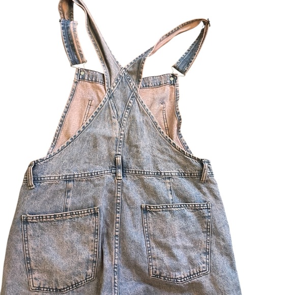 FREE PEOPLE Ziggy Pink Dreams Denim Overalls - Picture 13 of 15